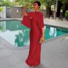 Roupas casuais femininas estilo europeu e americano para o trabalho, vestido bodycon liso de cor sólida e caimento solto para trilha, vestido longo justo com gola alta e capa