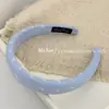 Diadema de tela con forma de lazo de corazón simple estilo coreano, diadema dulce ins de altura alta para aumentar la estatura, pinza para el pelo