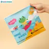 Novas bolsas de embalagem de algodão puro leves de luxo para roupas, bolsas personalizadas para camisetas e malhas, sacos auto-selantes de papel kraft para roupas íntimas