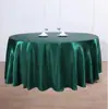 Fornecimento de Toalha de Mesa Redonda Simples Moderna de Cetim Decoração de Casamento Banquete Festa de Aniversário Toalha de Mesa Redonda Toalha de Mesa