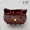 Nuevas Gafas Lindas de Estrella Corona de Flores Pinza de Garra de Gato Dibujos Animados de Chica Dulce Pinza de Tiburón Pinza Acrílica para Cola de Caballo