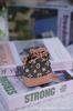 Mini Bolsa, Pingente de Almofada com Monograma, Acessório, Bolsa para Batom, Bolsa para Fones de Ouvido, Cordão para Chaveiro de Carro, Mini Armazenamento, À Prova d'Água