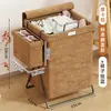 Cesto de Roupas Sujas, Cesto de Armazenamento de Lavanderia de Grande Capacidade, Rack de Armazenamento Dobrável para Uso Doméstico, Cesto de Lavanderia para Banheiro