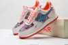 Tênis Putian Puro Vintage Desgastado Cor Retro Lavada Tênis Air Force 1 Tendência Versátil Af1 Tênis Esportivo Masculino