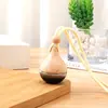 Frasco de Perfume Colorido Estilo Gota d'Água de 6ml com Corda, Frasco de Vidro para Fragrância de Carro, Frasco Vazio, Frasco Pingente para Perfume de Carro
