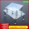 Acrílico rack de sobremesa hand-held boneca display stand cosméticos animação carro brinquedo display prateleira bolo
