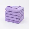Toalha de Coral Fleece com Borda Cortada, Espessa e Absorvente, Pano Específico para Limpeza de Mesas e Louças de Cozinha, Multifuncional, Pano Preguiçoso Fácil de Limpar