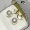 Pendientes elegantes de plata S925 con microincrustaciones de circonitas, estilo ligero y lujoso, con diseño de cisne pequeño y microincrustaciones de circonitas, para mujer.