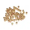 Cuentas Espaciadoras de Hierro de 2-10 mm Cuentas para Manualidades Pulsera Collar Agujero Pasante Cuentas Sueltas Cuentas Redondas Accesorios de Joyería Hechos a Mano para DIY Materiales