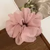 Anillo para el cabello de raya de cabeza de bola de intestino grueso Celebrante de Internet 2025 Nuevo estilo Cuerda para el cabello de coleta alta Cinta para el cabello para mujer Tocado Cuerda para el cabello