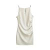 Vestido tipo chaleco con tirantes y diseño francés para mujer, estilo Pure Desire Yujie, verano 2025, falda corta con cintura y cadera