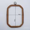Nuevo bordado vintage de 21 cm de imitación de madera, elástico, para manualidades, bordado hecho a mano, punto de cruz, herramienta auxiliar para decoración del hogar, pintura colgante
