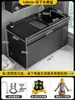 Gabinete de Lavandería de Aluminio Honeycomb de Acero Inoxidable 304 Lavadero para Balcón Exterior con Tabla de Lavar Juego de Gabinetes Integrados para el Hogar