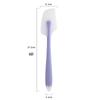 Rascador Semi-Transparente Nuevo de Silicona Transfronterizo Rascador Resistente a Altas Temperaturas Espátula para Hornear Cuchillo Mezclador para Pasteles de Mantequilla Stock Listo de Fábrica