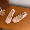 Primer Encuentro Temporada Frijol Frijol Zapatos Mujer 2026 Nuevos Franceses Aumento de Altura Interior Moño Punta Redonda Ballet Mary Jane Zapatos de Mujer Suaves