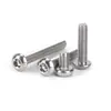 Fabricante Original Tornillos de Seguridad Torx de Cabeza Redonda de Acero Inoxidable 304 M2-M10 Tornillos Torx de Cabeza Plana con Post