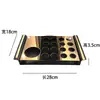 Accesorios de Mesa de Acero Inoxidable para KTV, Accesorios de Mesa Especiales para Salas Privadas, Soporte de Micrófono Directo, Soporte de Micrófono Inclinado, Cubo de Hielo