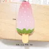 Picolé de Fruta Simulada Acessórios de Resina Cola de Creme Acessórios de Cabelo DIY Elásticos de Cabelo Sacos Surpresa Fivelas de Sapato Chaveiros Pingentes Decorações