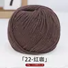 Fio de Algodão Oco para Quatro Estações 2mm Algodão Linho Tricô Manual DIY Chapéu Bolsa Crochê Capa de Copo Fio Redondo Coreano