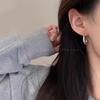 Pendientes de Gota de Agua Dorados para Mujer 2026 Nuevo Estilo Popular Pendientes Únicos Ligeros de Lujo Gama Alta Minimalistas Pendientes de Metal con Temperamento