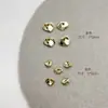 Contas Espaçadoras Irregulares em Formato de Pedra Banhadas a Ouro 14K para Colares, Pulseiras e Brincos Artesanais DIY