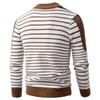 2025 Suéter de Punto de Cuello Redondo para Hombre con Jacquard de Letras Transfronterizo Estilo Coreano Moda Juvenil Ropa de Punto Casual Camiseta Base
