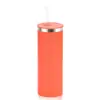 Vaso Termo Recto de Acero Inoxidable de 18oz con Popote Vaso de Agua Fría al Vacío Vaso al Por Mayor de Fábrica