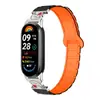 Adequado para Xiaomi Mi Band 8/10/11 Pulseira para Xiaomi Watch para Meninas, Silicone Magnético em Forma de Coração com Filhote de Cachorro 14mm