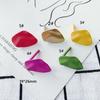 Acessórios de base de jóias DIY atacado tinta spray de ferro irregular cor ondulação de água fosco menina brincos brincos