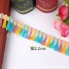 Fabricante en Stock Venta al por Mayor Poliéster Coloridos Accesorios para Barba Almohada Escoba Borla de un Solo Lado Accesorios para Ropa Encaje Colorido