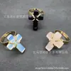 Venta Directa de Fábrica Tendencia Europea y Americana Elegante Piedra Natural Retro Cruz Simple Colgante Incrustado