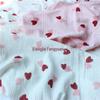 Novo Amor Algodão Crepe Seersucker Gaze Dupla Roupas Para Casa Lua Roupas Tecido Pijamas Tecido