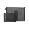 Saco Zíper Grade Costurada Cores Variadas Bolsa Macia para Documentos Bolsa para Arquivos Estojo Colorido de Nylon A4 4