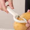 Descascador de aço inoxidável doméstico, descascador multifuncional de frutas e vegetais para cozinha, ferramenta de descascar batata e cenoura