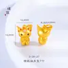 Loja de ouro com acessórios diy de ouro francês antigo kulomi pulseira dos desenhos animados pulseira com contas pingente colar mulheres