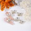 Uñas mariposa joyería celebridad de internet ins Viento hielo a través Aurora Mariposa metal tridimensional cristal mariposa uña diamante mayoreo