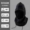 Capacete de inverno à prova de vento Chapéu para homens e mulheres ao ar livre Máscara Proteção para o pescoço Proteção contra o frio Quente Proteção facial forrada de lã integrada Chapéu