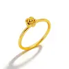Anillo de Flor de Rosa en Stock para Mujer, Estilo Coreano, Lujo Ligero, Moderno, Tendencia, Anillo de Acero de Titanio, No se Desvanece, Joyería de Mano al por Mayor