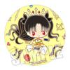 Fate/Grand Order insignia Sanrio Yum insignia brillante de juego de animación versión Q U