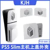 PS5Slim versão da unidade óptica máquina principal esquerda e direita tampa superior Shell PS5Slim versão digital host split substituição escudo protetor
