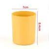 Taza de Vela de Aromaterapia de Fábrica Contenedor de Vela de Vidrio de Color Adornos Decorativos Románticos para Interiores Taza de Portavelas Casera para Bricolaje