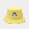 Sombrero de pescador para hombre, estilo coreano, con diseño de rana de dibujos animados, protector solar de verano para exteriores, ideal para estudiantes.