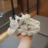 Zapatos de Papá Deportivos y Casuales para Correr para Niñas Primavera 2025, Tenis Infantiles de Suela Suave, Zapatos de Malla Individual para Niñas Bebés