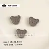 Accesorios para Joyería DIY Oso Lindo de Acrílico con Agujero Recto Botones Cuentas Tocado Hecho a Mano Accesorios DIY Accesorios Colgantes