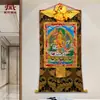 Pintura de parede Thangka "Rei dos Tesouros" pintura com tinta mineral coração feito à mão decoração Xizang pintura decorativa de corredor Xizang
