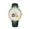 Reloj Mecánico Automático Oshie Gold Kirin Totem para Hombre Acero Sólido Fase Lunar Hueco Moda de Alta Gama Reloj Mecánico