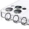 Adecuado para película protectora de lente de cámara de Apple iPhone 18 Pro Max/17, vidrio templado, anillo de metal ojo de águila CD