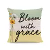 Amazon Cesta de Flores Estilo Pastoral Primavera e Verão Capa de Almofada Floral Almofada de Sofá Tulipa Capa de Almofada Curta de Pelúcia