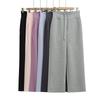 Pantalones Casuales Holgados Retro Americanos con Cordón Pantalones Largos 2025 Verano Nuevo Versátiles Adelgazantes Rectos Hasta el Piso Pantalones de Pierna Ancha