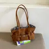 Bolso de Hombro Cruzado con Estampado de Leopardo Casual Estilo Coreano para Mujer 2026 Nuevo de Gran Capacidad Versátil para el Trabajo y el Viaje